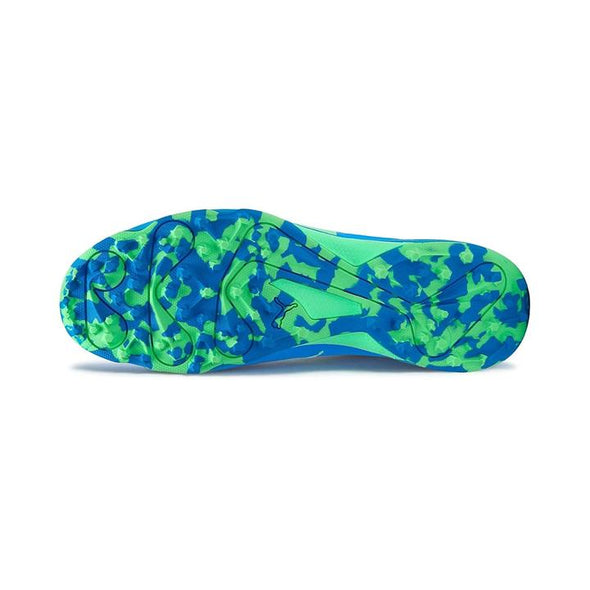 PUMA ONE8 Cricket Shoes (Electro Green/Blue)