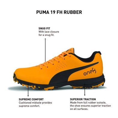 PUMA ONE8 Cricket Shoes (Yellow/Black)