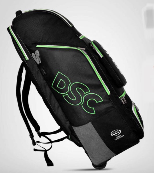 DSC Spliit Premium duffle Wheelie Cricket Kit Bag