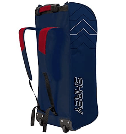 SHREY Star Duffle Cricket Bag - 94L Wheeled Sports Bag With Bat Pockets