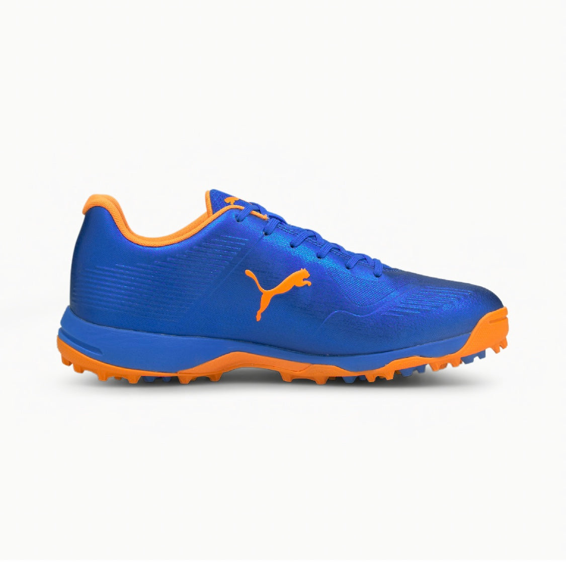 PUMA X ONE8 19 BLUEMAZING-ORANGE GLOW CRICKET SHOES – Procricketshop